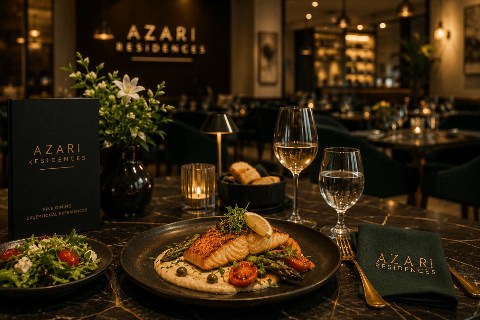 Restaurant & dining at Azari Hotels & Residences